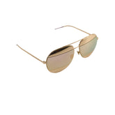 Christian Dior Split Aviator Sunnies Gold/Pink
